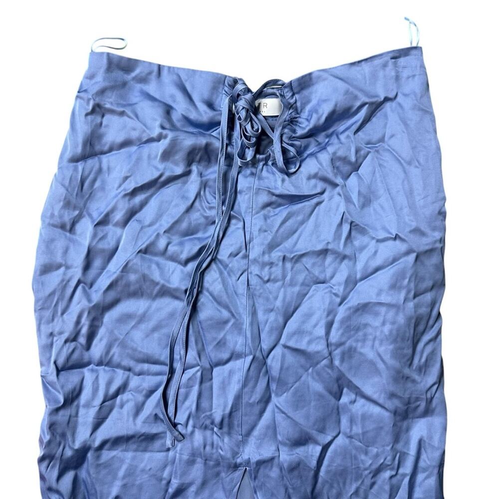 ASTR Robin Cutout Midi Skirt Blue Size Medium - Picture 5 of 9